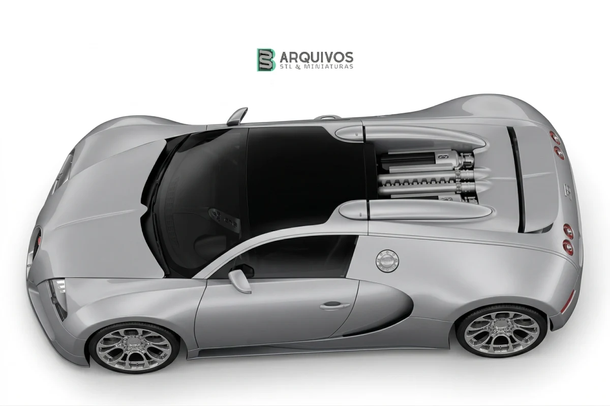 Modelo 3D STL - Bugatti Veyron Grand Sport 2010 — foto 4